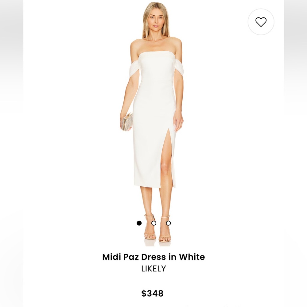 Likely Paz Off The Shoulders Midi Dress